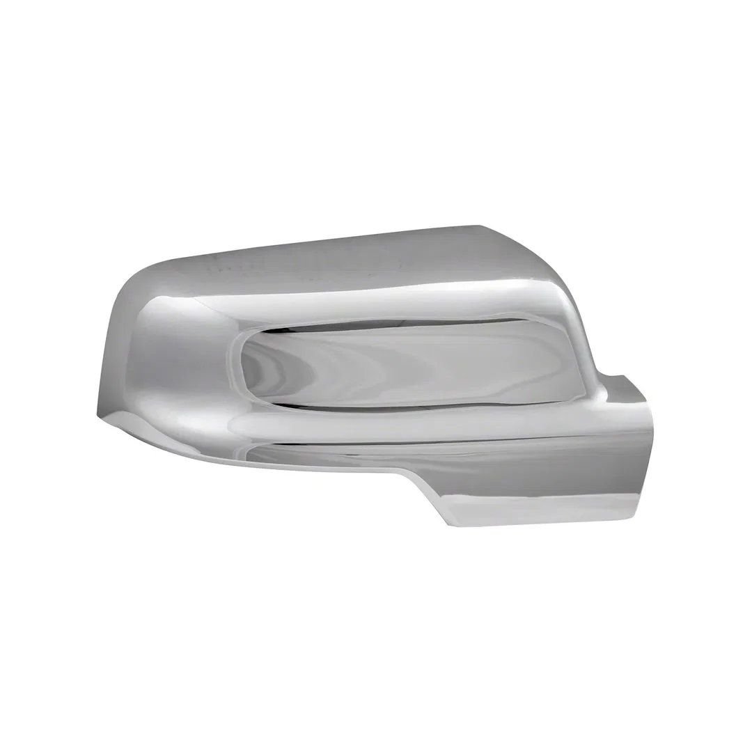 CCIMC67534 – COAST2COAST Exterior Mirror Cover, Top Half Cover Chrome ABS Plastic Set Of 2 With Turn Signal Cutout